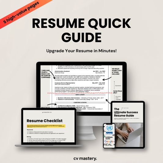 The Ultimate Success Resume Guide